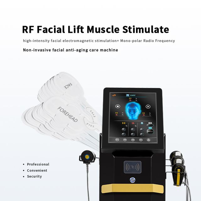 Peface Face Lift Skin Tightening Muscle Stimulator Magnetic Rf V-face Wrinkle Removal Machine