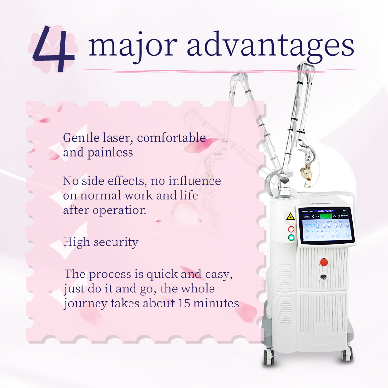 Fractional Co2 Laser Skin Resurfacing Skin Rejuvenation Machine For Skin Scars Acne Removal Vaginal Tightening Wrinkle Removal