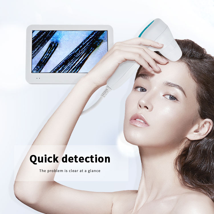 Desktop Hd Microscope Hair Scalp Detection Machine Hair Follicles Follicles Scanner Detector Analyzer