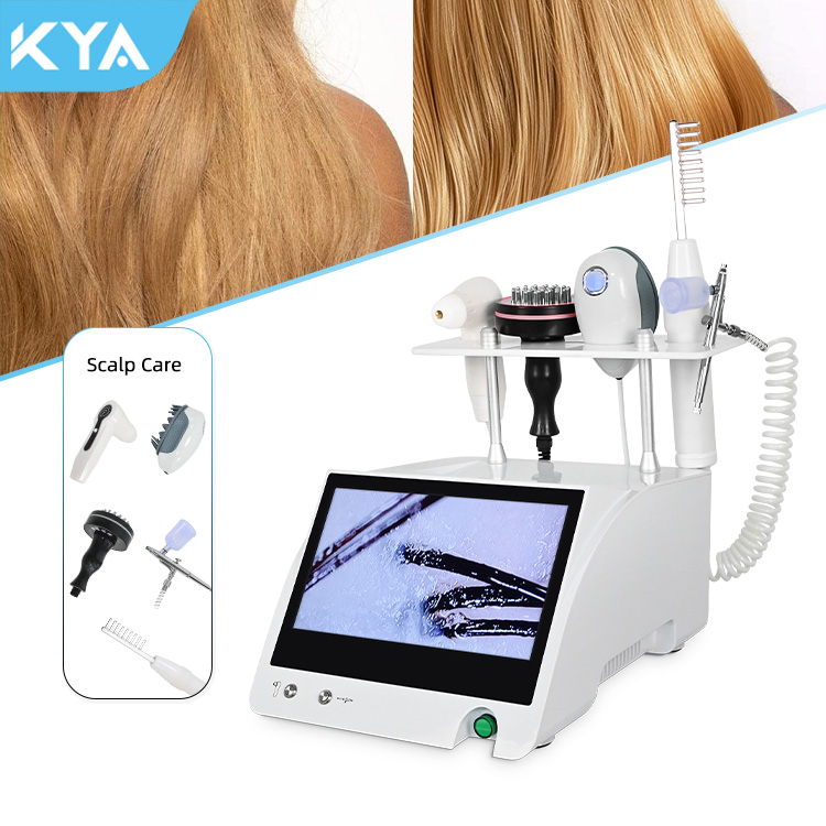 5 In 1 Hair Scalp Treatment Hair Follicle Detection Analysis Hair Regrowth Machine Anti Hair Loss Hair Care