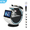 7 In 1 Microdermabrasion Hydra Facial Machine With Analyzer Skin Smart Ice Blue Hydro Facial Dermabrasion Machines