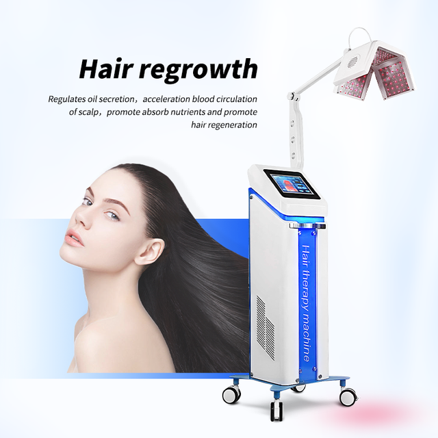 Lllt Hair Growth Laser Machine 650nm Red Light Therapy Anti Hair Loss Scalp Analyzer Hair Follicle Detector For Hair Scalp Care