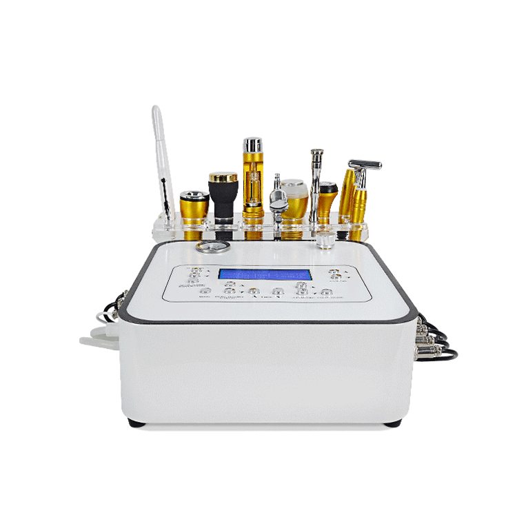 Multifunctional 10 In 1 Dermabrasion Skin Peeling High Frequency Micro-Electric Mesotherapy Microdermabrasion Facial Machine