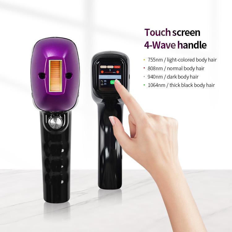 Al-Ma Sopranose Ice Titanium Laser Hair Removal Portable Skin Professional 808 Diode Laser Hair Removal Machine Soprania