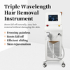 Permanent 755 808 1064nm Diode Laser Hair Removal 3 Wavelengths Laser Hair Remove Epilator Machine