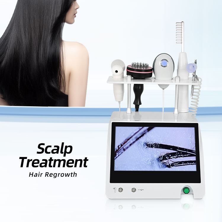 5 In 1 Hair Scalp Treatment Hair Follicle Detection Analysis Hair Regrowth Machine Anti Hair Loss Hair Care