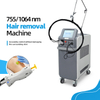 High Power Alixdritech 755 1064 Laser Nd Yag Long Pulse Hair Removal Beauty Machine
