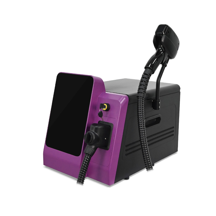 Al-Ma Sopranose Ice Titanium Laser Hair Removal Portable Skin Professional 808 Diode Laser Hair Removal Machine Soprania