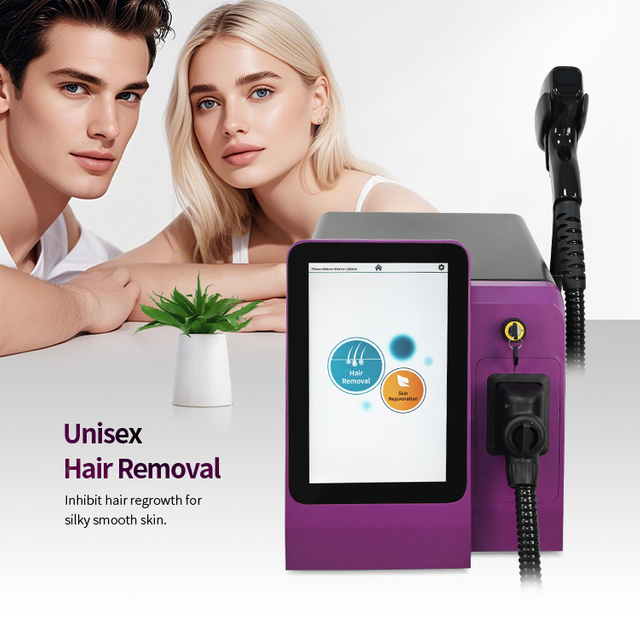 Al-Ma Sopranose Ice Titanium Laser Hair Removal Portable Skin Professional 808 Diode Laser Hair Removal Machine Soprania