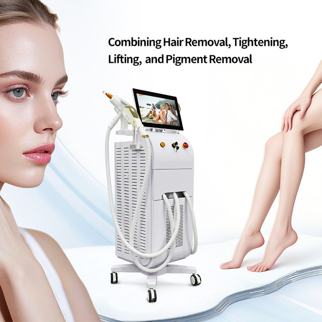 15.6inch Alma Soprano Laser Hair Removal Depilator Epilation Ipl Laser Skin Rejuvenation Picosecond Laser Tattoo Removal Rf 4 In 1 Beauty Machine