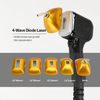 4 Waves Soprano Titanium Laser Ladies Hair Removal Machine Tattoo Removal Ndyag Laser Depiladora Laser Cosmetic Device