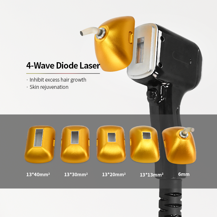 4 Waves Soprano Titanium Laser Ladies Hair Removal Machine Tattoo Removal Ndyag Laser Depiladora Laser Cosmetic Device