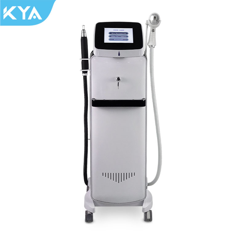 2 In 1 Picolaser 532nm Tattoo Removal Ndyag Picosecond Laser Diode 808 Laser Permanent Machine