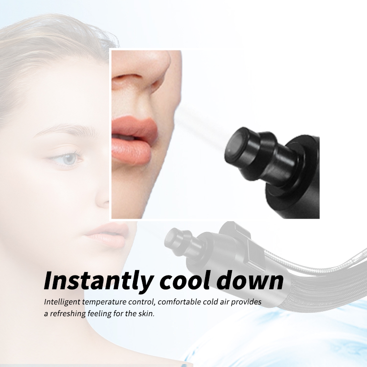 Cryo Air Cooler Cold Air Cooling System Cooler Equipment For Picosecond Laser Co2 Fractional Laser Treatment 