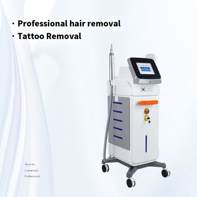 2 In 1 Diode Laser Hair Removal And Nd Yag Picosecond Laser Tattoo Pigment Removal Diode Plus Pico Laser Machine
