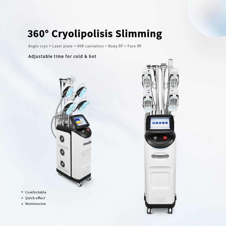 Cryo Fat Freeze 5 Handles Fat Freezing Machine Cryolipolysis 360 Cryolipolyse Body Slimming