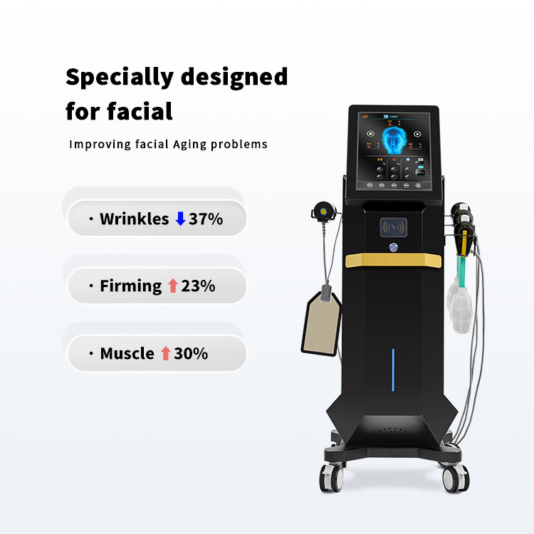 Peface Face Lift Skin Tightening Muscle Stimulator Magnetic Rf V-face Wrinkle Removal Machine