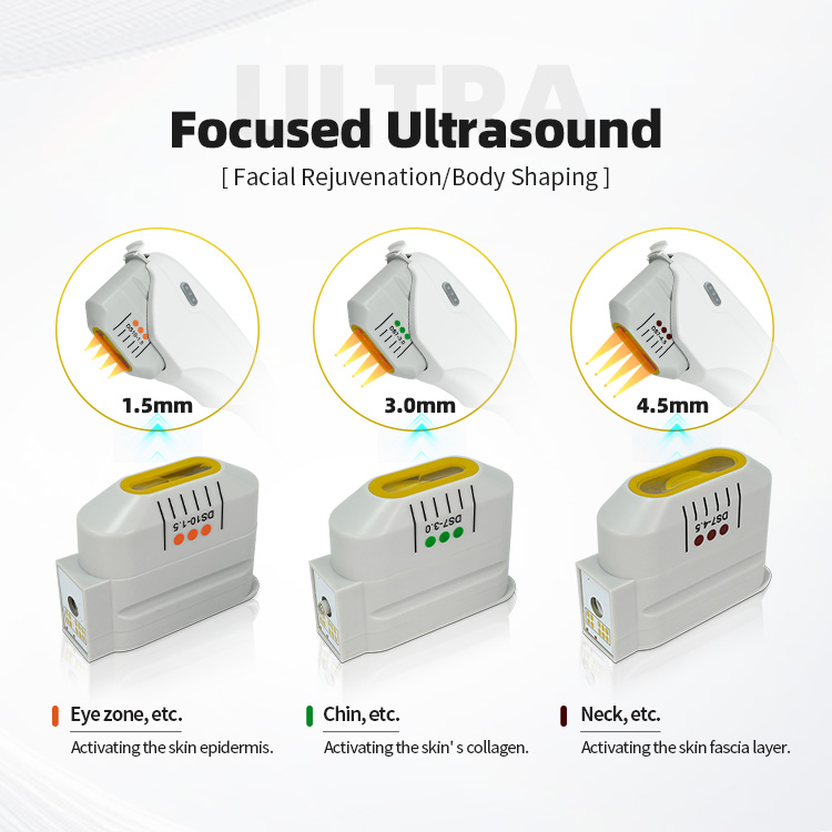 10DHifu 2.0 Version Hefu High Intensity Ultrasound Technology Machine for Face Lifting Wrinkle Removal Slimming Portable