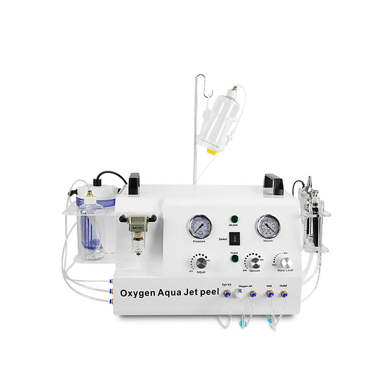 5 In 1 Hydra Facial Device Bubble Solution For Hydra Oxygen Aqua Jet Peel Hydro Dermabrasion Facial Beauty Machine