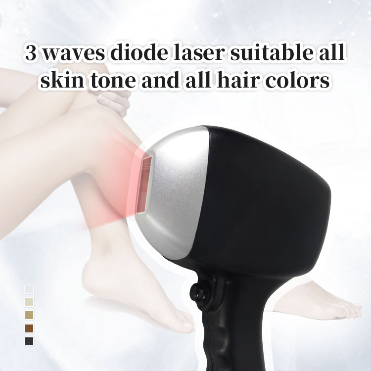 3 Waves Alma Soprano Ice Titanium Laser Hair Removal Machine 2 In 1 Ndyag Laser Tattoo Removal Laser Picosecond Laser
