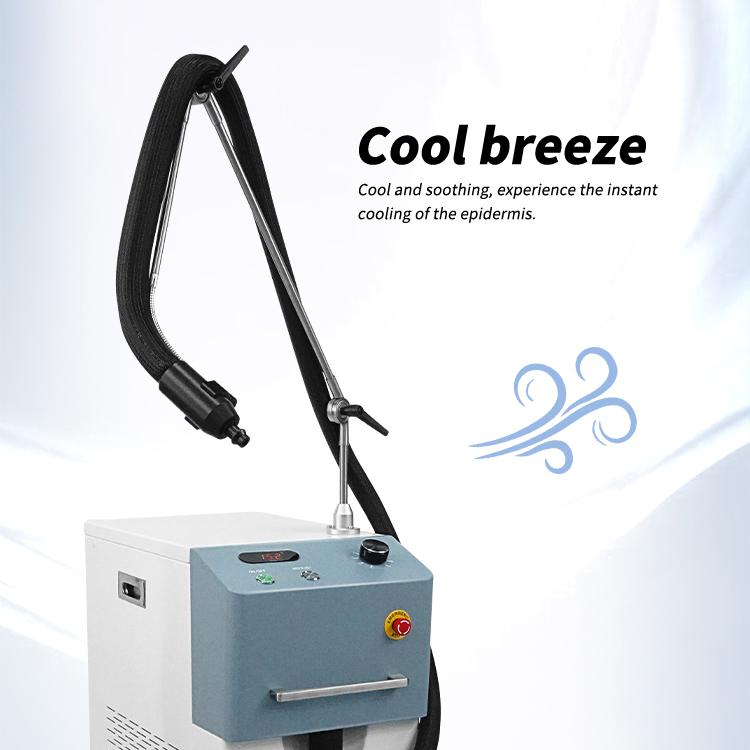 Cryo Air Cooler Cold Air Cooling System Cooler Equipment For Picosecond Laser Co2 Fractional Laser Treatment 