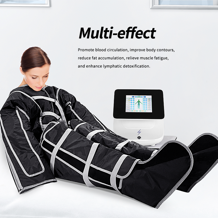 Pressotherapy 24 Airbags Suit And Lymphatic Drainage Device Air Compression Leg Arm Massager Machine