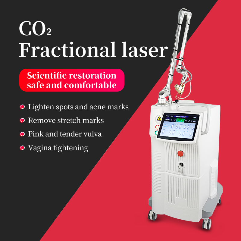 Fractional Co2 Laser Skin Resurfacing Skin Rejuvenation Machine For Skin Scars Acne Removal Vaginal Tightening Wrinkle Removal