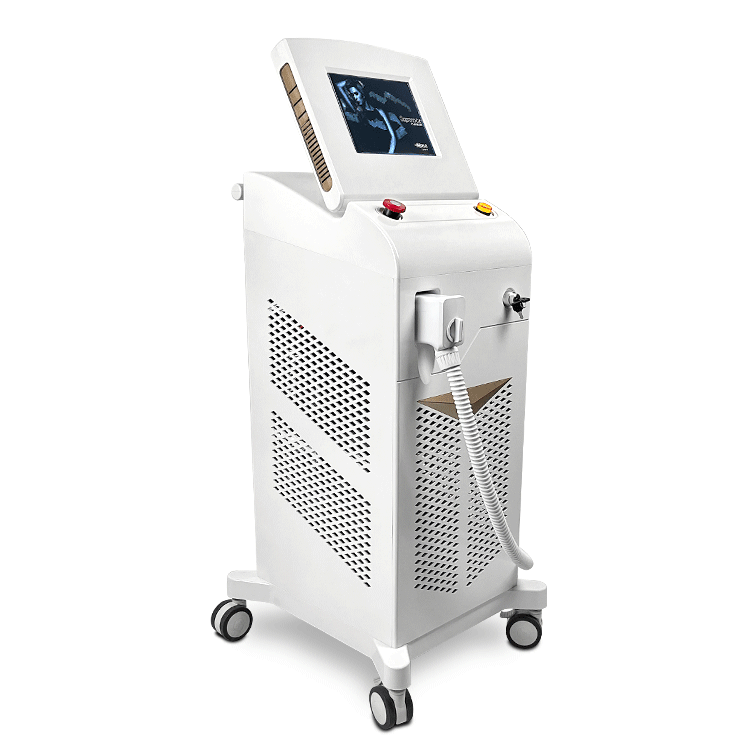 Permanent 755 808 1064nm Diode Laser Hair Removal 3 Wavelengths Laser Hair Remove Epilator Machine