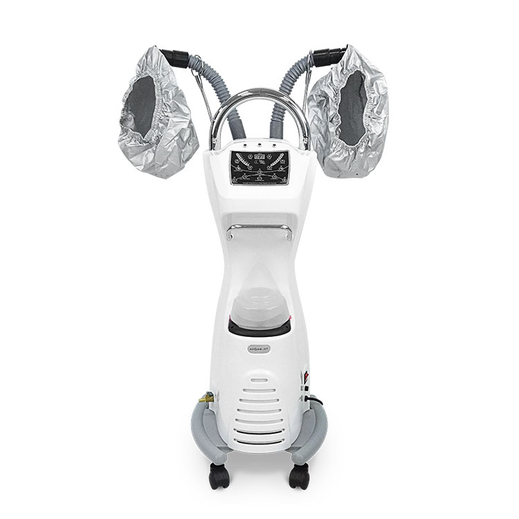 Double Caps Nano Hair Spa Steamer Scalp Therapy Micro Mist Hair Treatment Steamer Professional For Beauty Salon Use