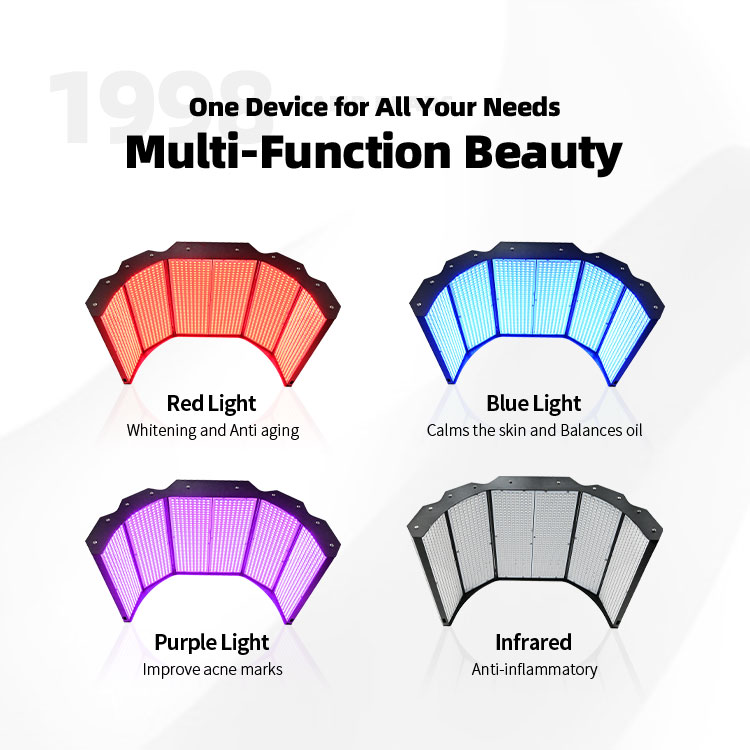 Professional Pdt Light Therapy 1980 Lamps E-light Led Photon Acne Treatment And Skin Rejuvenation Spa Beauty Machine