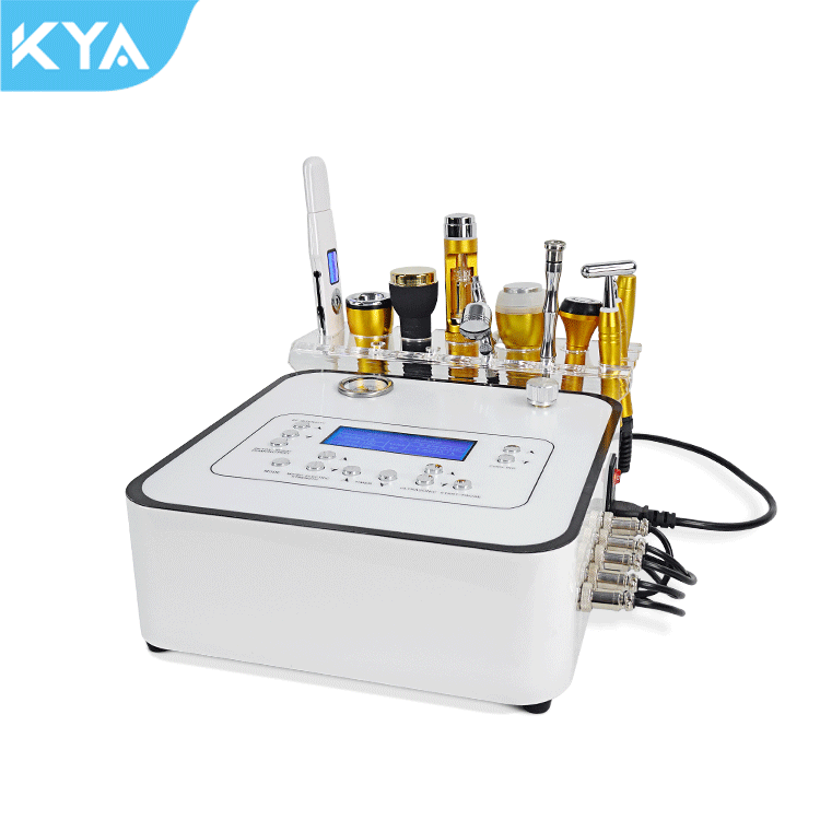 Multifunctional 10 In 1 Dermabrasion Skin Peeling High Frequency Micro-Electric Mesotherapy Microdermabrasion Facial Machine