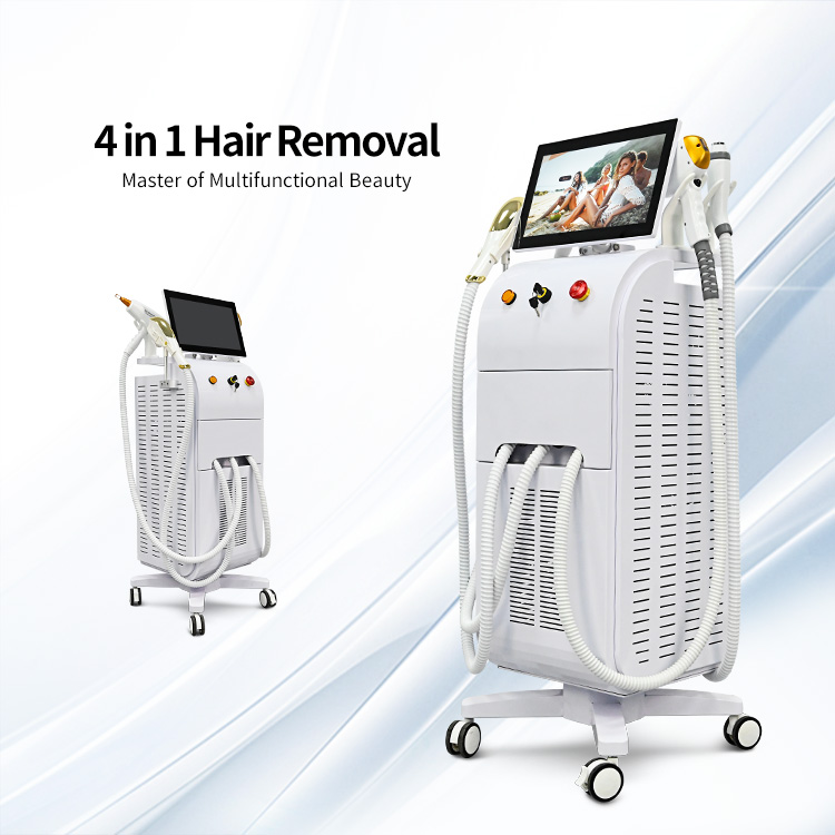 15.6inch Alma Soprano Laser Hair Removal Depilator Epilation Ipl Laser Skin Rejuvenation Picosecond Laser Tattoo Removal Rf 4 In 1 Beauty Machine