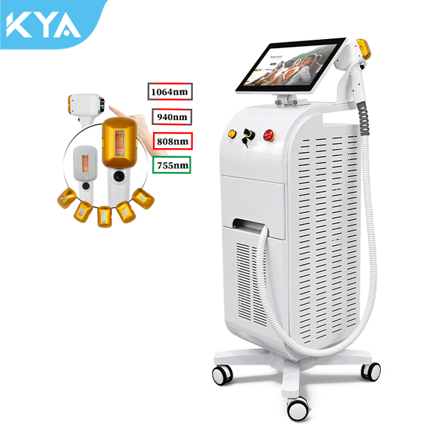 Laser Soprano Titanium Epilation Diode 808 Laser Hair Removal Machine Women Man Hair Removing Lazer With 5 Replaceable Spot Size