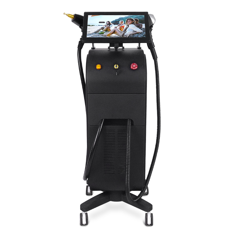 3 Waves Alma Soprano Ice Titanium Laser Hair Removal Machine 2 In 1 Ndyag Laser Tattoo Removal Laser Picosecond Laser