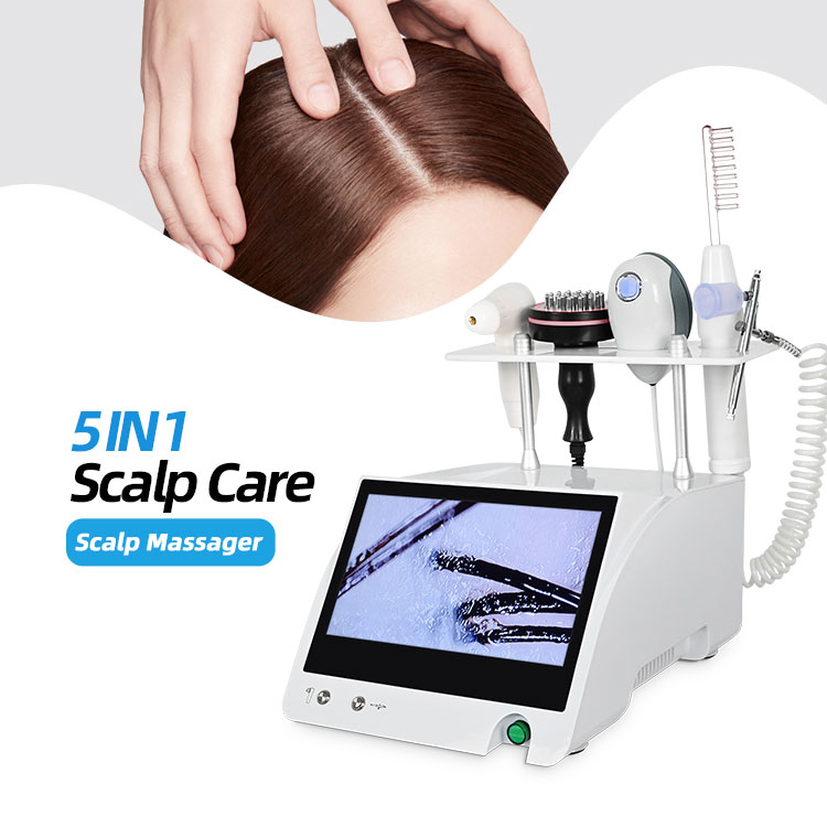 5 In 1 Hair Scalp Treatment Hair Follicle Detection Analysis Hair Regrowth Machine Anti Hair Loss Hair Care