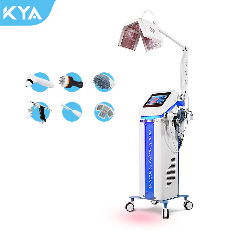 Lllt Hair Growth Laser Machine 650nm Red Light Therapy Anti Hair Loss Scalp Analyzer Hair Follicle Detector For Hair Scalp Care