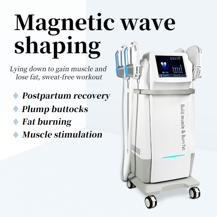 Ems Electronic Pulse Massager Body Contouring 4/5 Handles Electromagnetic Muscle Stimulator Emscontouring Sculpting