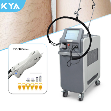 High Power Alixdritech 755 1064 Laser Nd Yag Long Pulse Hair Removal Beauty Machine