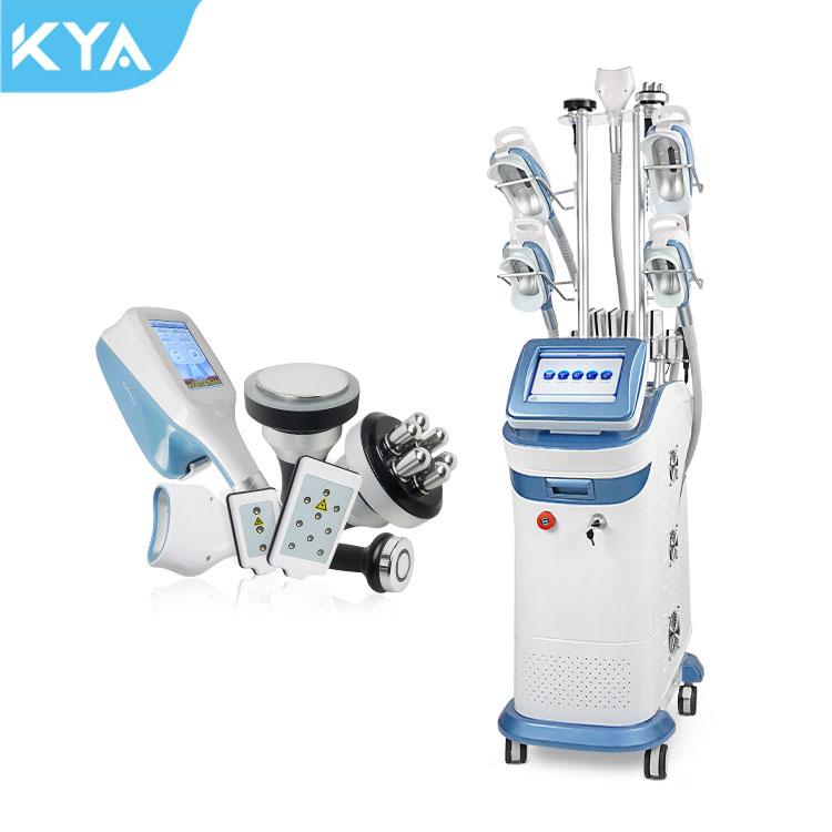 360 Degree Cryolipolyse Machine 5 Handles Cryo Fat Slimming Freeze Cellulite Reduction Cryo 360 Cooling Therapy Body Sculpting 