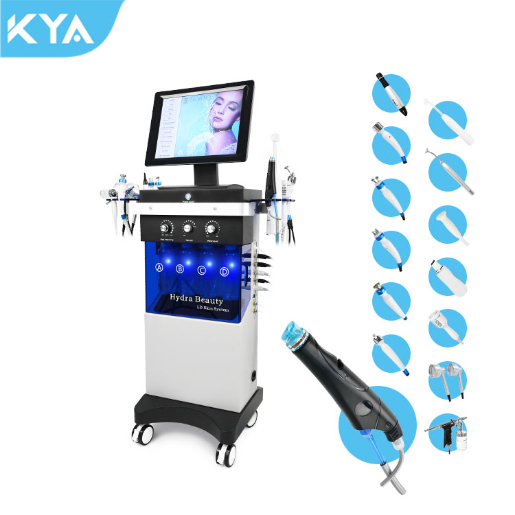 Hydrofacial Machine 2024 Hydro Facial Machine Professional 14 In 1 Hydro Microdermabrasion Crystal Dermabrasion Peeling 